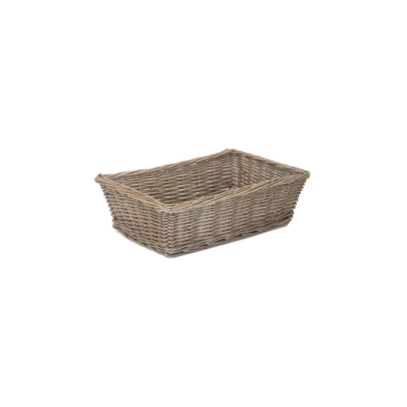 Fishersville Wicker Tray Storage Basket