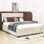 Grand lit plateforme tapissier avec rangement Baylian-1487472470