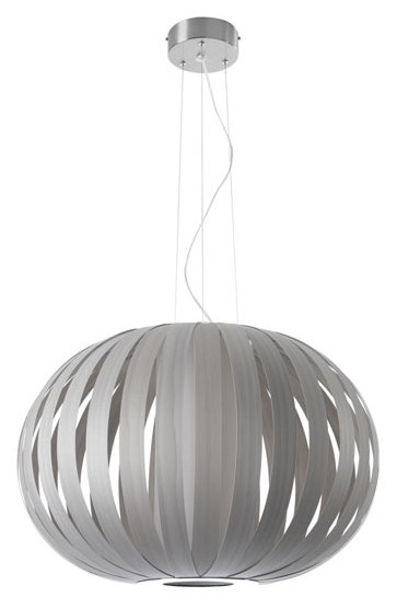 Poppy 1 - Light Pendant, 23.6" H x 28.7" W x 28.7" D, Gray, E26/Medium