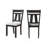6Pc Cottage Style Extendable Dining Table Set Wheat Charcoal Tow Tone Finish Upholstered Chair Bench Dining Room Wooden Furniture Two Self-Storing Refectory Leaves Solid Wood-103130583