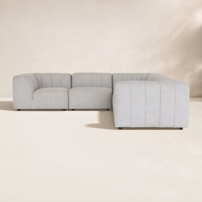 Neema 121'' Wide Metal Patio Sectional