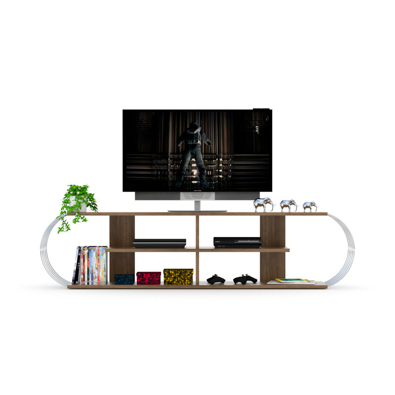 Meuble télé Mid Century, Noyer