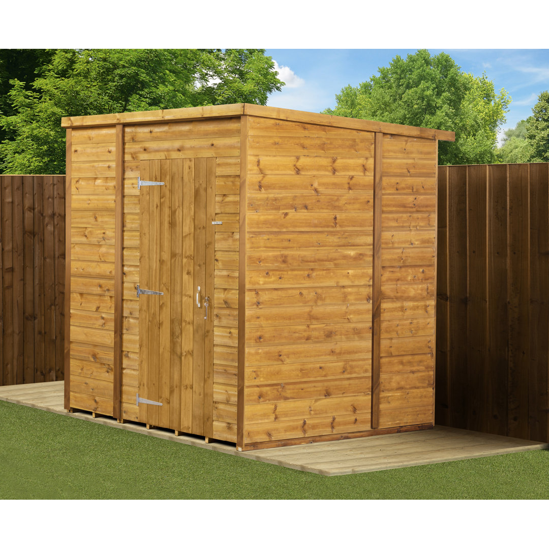 Modular Pent Garden Shed  6X6 No Windows