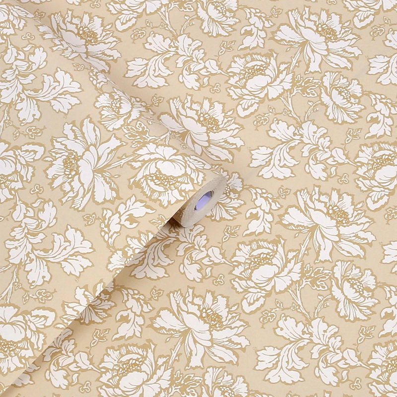 Laura Ashley Tamara, papier peint doré