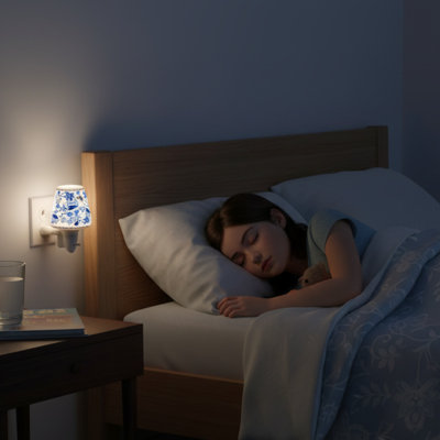 Floral Night Light – Elegant Decorative Lamp, Soft Glow Guide for Bedrooms, Hallways, and Cozy Spaces