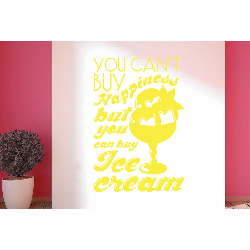 Wall Decal, Bright Yellow