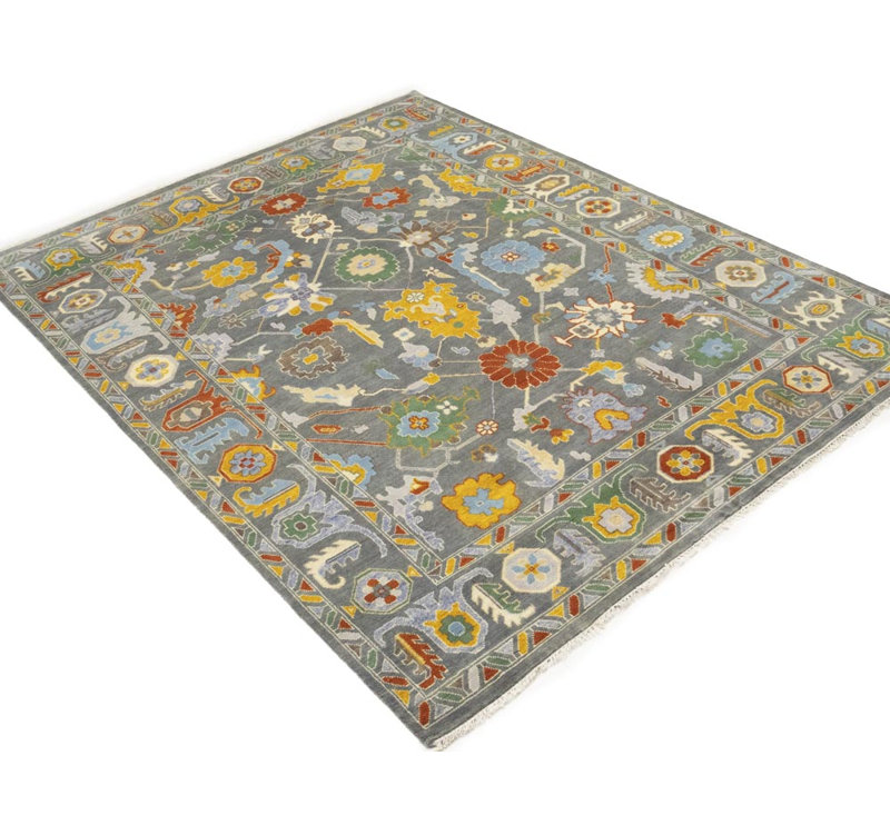 Tapis oriental Oushak Chobi Mute