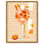 Oliver Gal Orange Aperol Paris Glam & Bar - Hand-Applied Glass Coat Framed Canvas Art-1996507411-1996507415