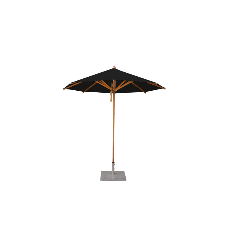 Parasol de marché Pursley, Noir, L 102 po x P 102 po