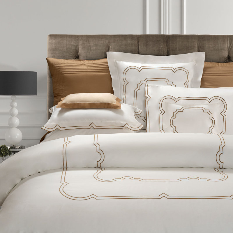 Artemide Embroidery By DEA Cotton Pillow Sham, Budoir