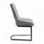 Chaise rembourrée avec pieds en métal