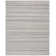 Tapis rectangulaire en laine tissé à la main de couleur unie en gris / taupe