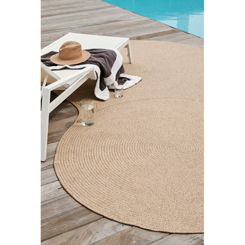 Cloud Outdoor Area Rug in Gray, Novelty 7'7" x 10'6"