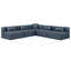 Canapé modulaire en similicuir 5 pièces Ivion-94884286