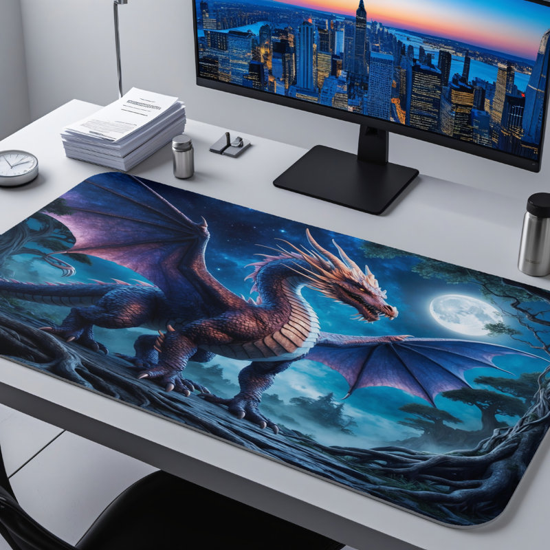 Polyester Desk Pad, 23.6x13.8