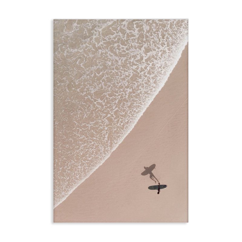 «Beach Surfer Silhouette» par Nataly White, H 45 po x l 30 po