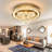 Glam Dimmable Led Crystal Chandelier-1816445201