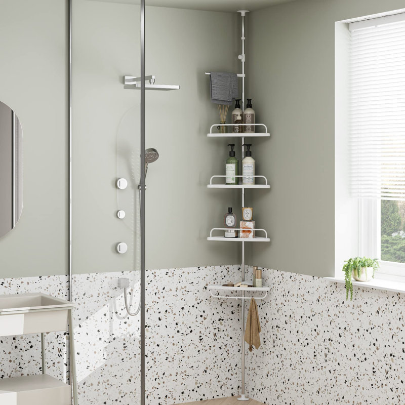 Nathaniel Tension Pole Shower Shelf