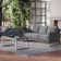 Sabreea 2-Piece Wicker Sofa And Slat Top Coffee Table Set