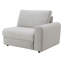 Canapé modulaire inclinable modulaire en sherpa et velours avec console multifonctionnelle