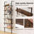 72''H X 23.5''W 6 Tier Ladder Bookcase-1837547730