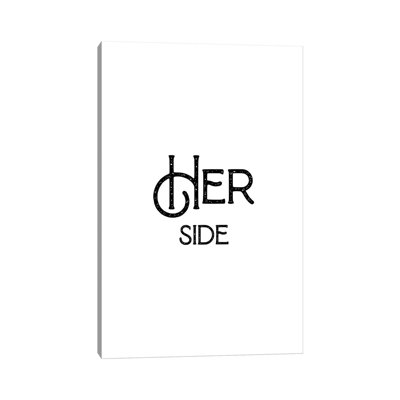Her Side-impression d’art textuel