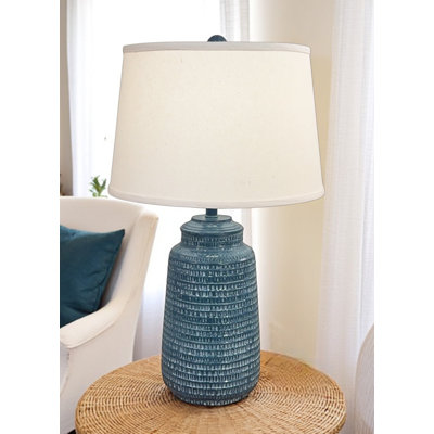 Glaze Pattern Vase Table Lamp