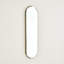 Navona Oval Metal Beveled Mirror-1445787246
