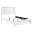 Lit pour grand lit avec finition blanche et fabrication en bois, rails, tête de lit, tête de lit pour meubles, utilisation polyvalente-121098400-121098398