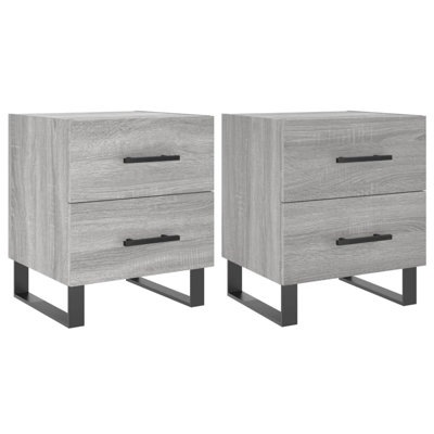 Mudoch 40cm W Iron Bedside Table