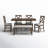 Shawn 6 - Person Trestle Dining Set-1803220337
