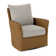 Fauteuil pivotant en polyester de 28 po de largeur Lanai