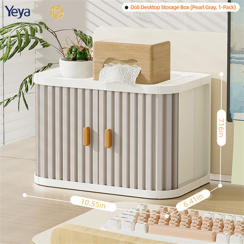 Organisateur de bureau empilable Minimalist, Gris