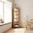 5-Tier Rotating Bookshelf with Storage Drawer-110119283