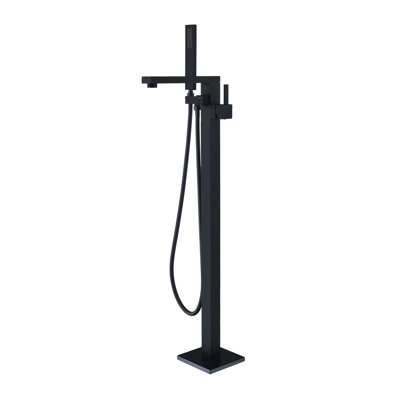 Campia Floor Tub Filler with Diverter