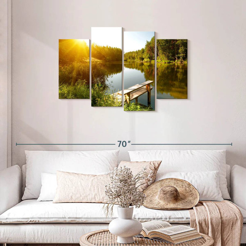 Alvord Serene Forest Lake, 27'' H x 43'' W