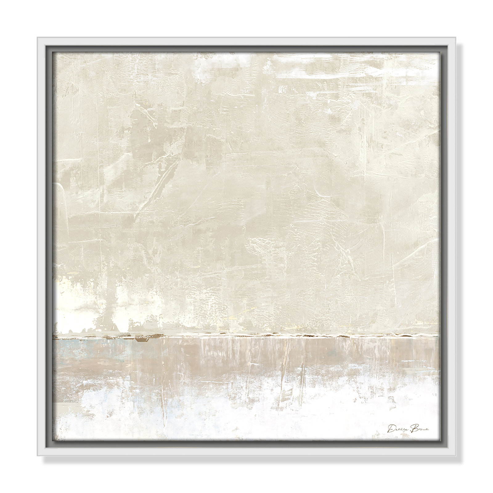 Delevan "Better Days" Print, 17.5" H x 17.5" W, White