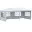 Grande tente de réception 10 pi x 20 pi Outsunny