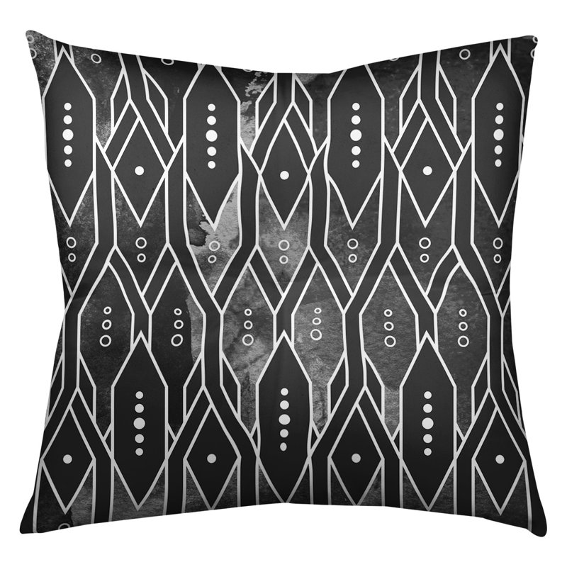 Coussin de sol, 26 po x 26 po, Noir