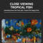 Veilleuse artificielle aquarium artificielle avec poissons