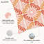 Coussin décoratif géométrique intérieur / extérieur en polyester