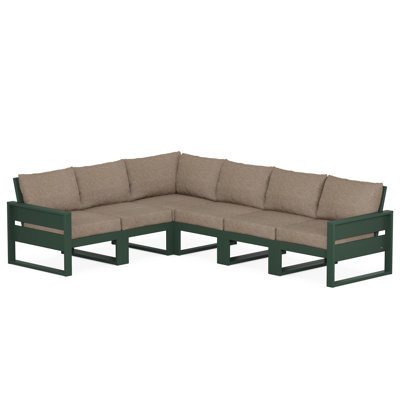 TREX Outdoors Eastport 5 - Person Outdoor Seating Group with Cushions