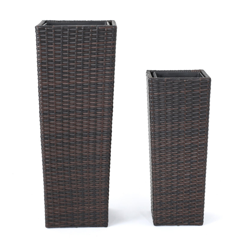 Rattan Flower Pot, Brown