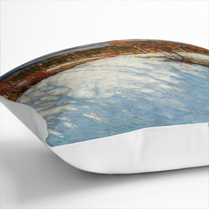 Square Cushion, 55cm H x 55cm W x 20cm D, White