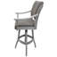 Tabouret de bar pivotant en bois Miriam-63544602-63544608