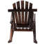 Fauteuil à bascule ergonomique en bois de sapin brun pour la cour et le porche, support de grande capacité, fauteuil à assemblage rapide, finition lisse, temps de détente agréable-1817727521