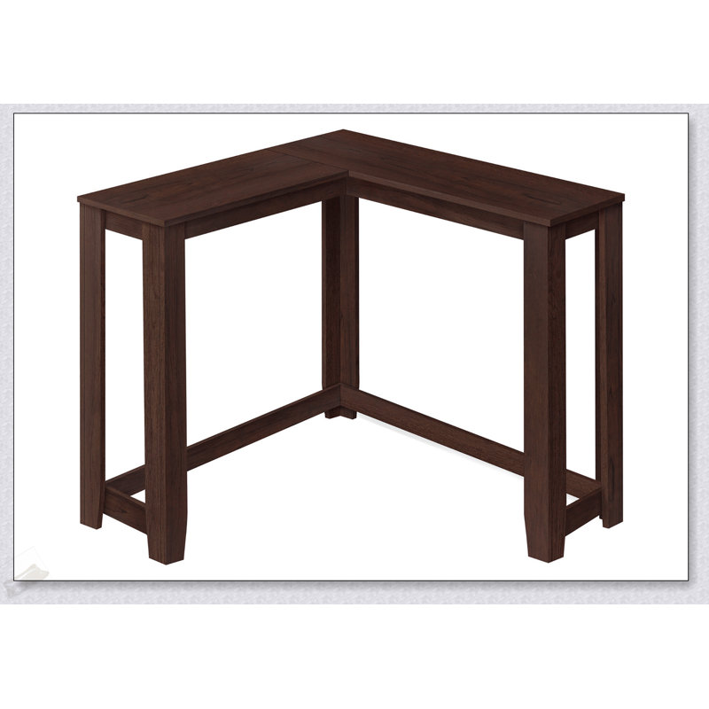Narrow Corner Accent Table, Contemporary Console For Entryway, Durable And Space-Saving Design, Cherry