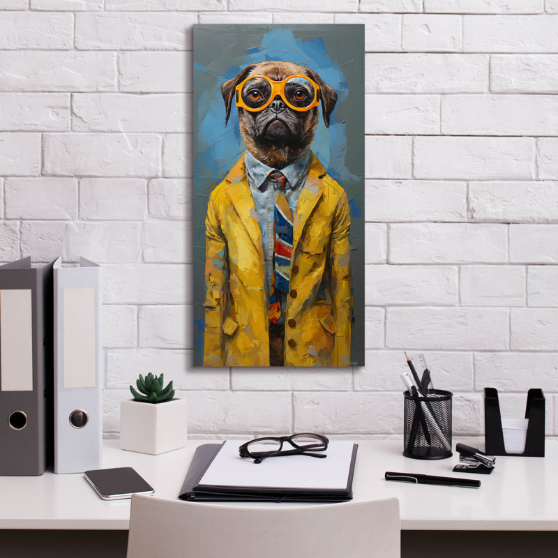 «Debout 3» par Sean Parnell, art mural sur toile