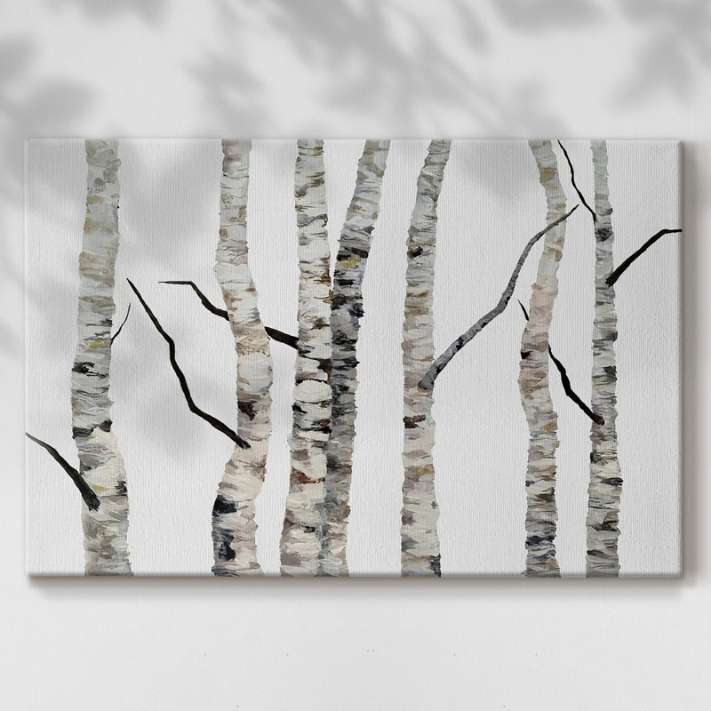 Bouleaux II - Cavas enveloppés de galerie, 8 x 12