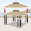 Pavillon de jardin extérieur escamotable 10 pi x 10 pi pour patio, jardin, cour et terrasse